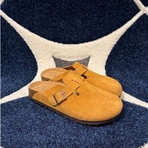 Birkenstock Brown Sole Clogs